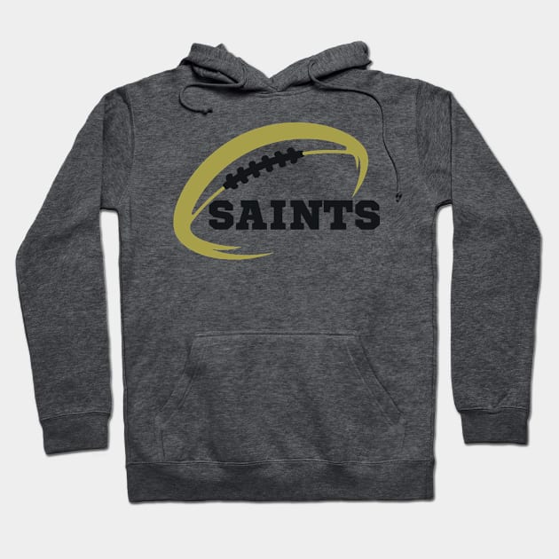 saints football Hoodie by soft and timeless